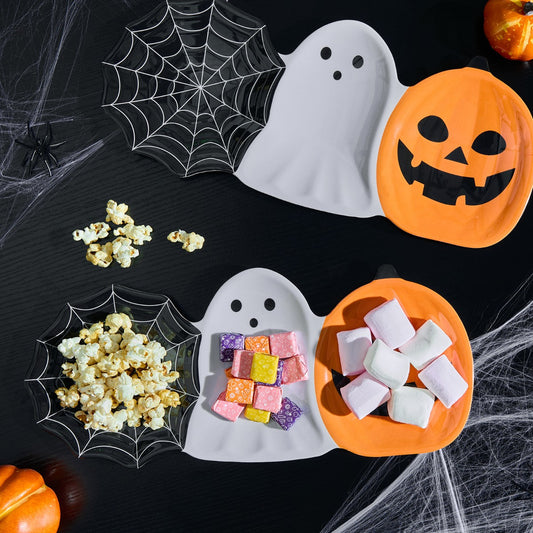 2 Pack Halloween Trio Serving Platters.