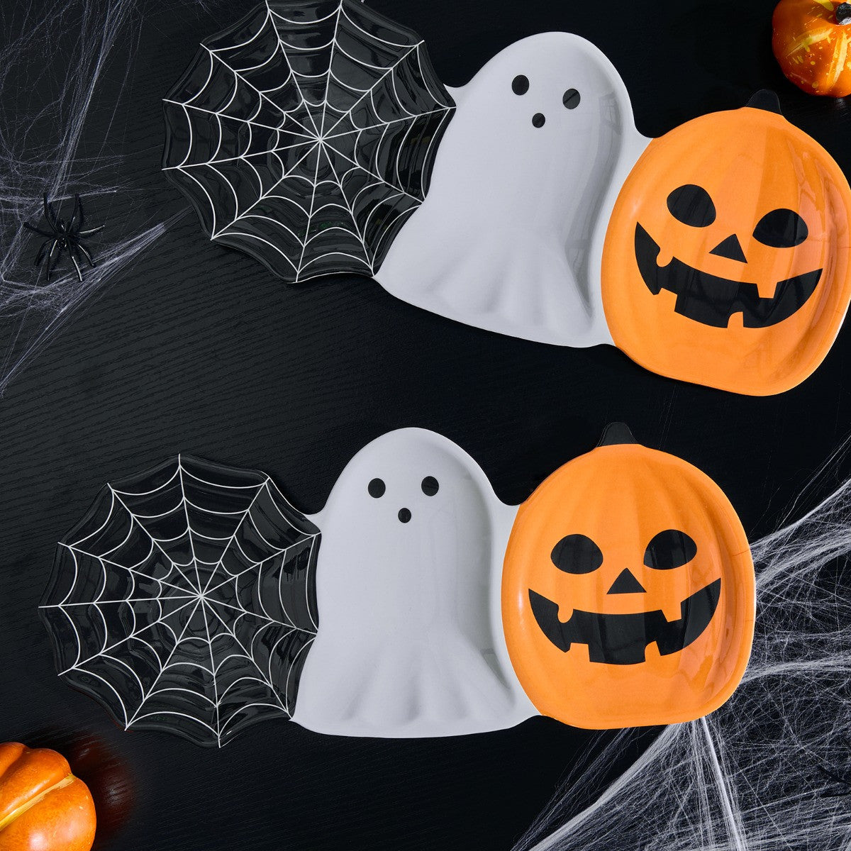 2 Pack Halloween Trio Serving Platters.