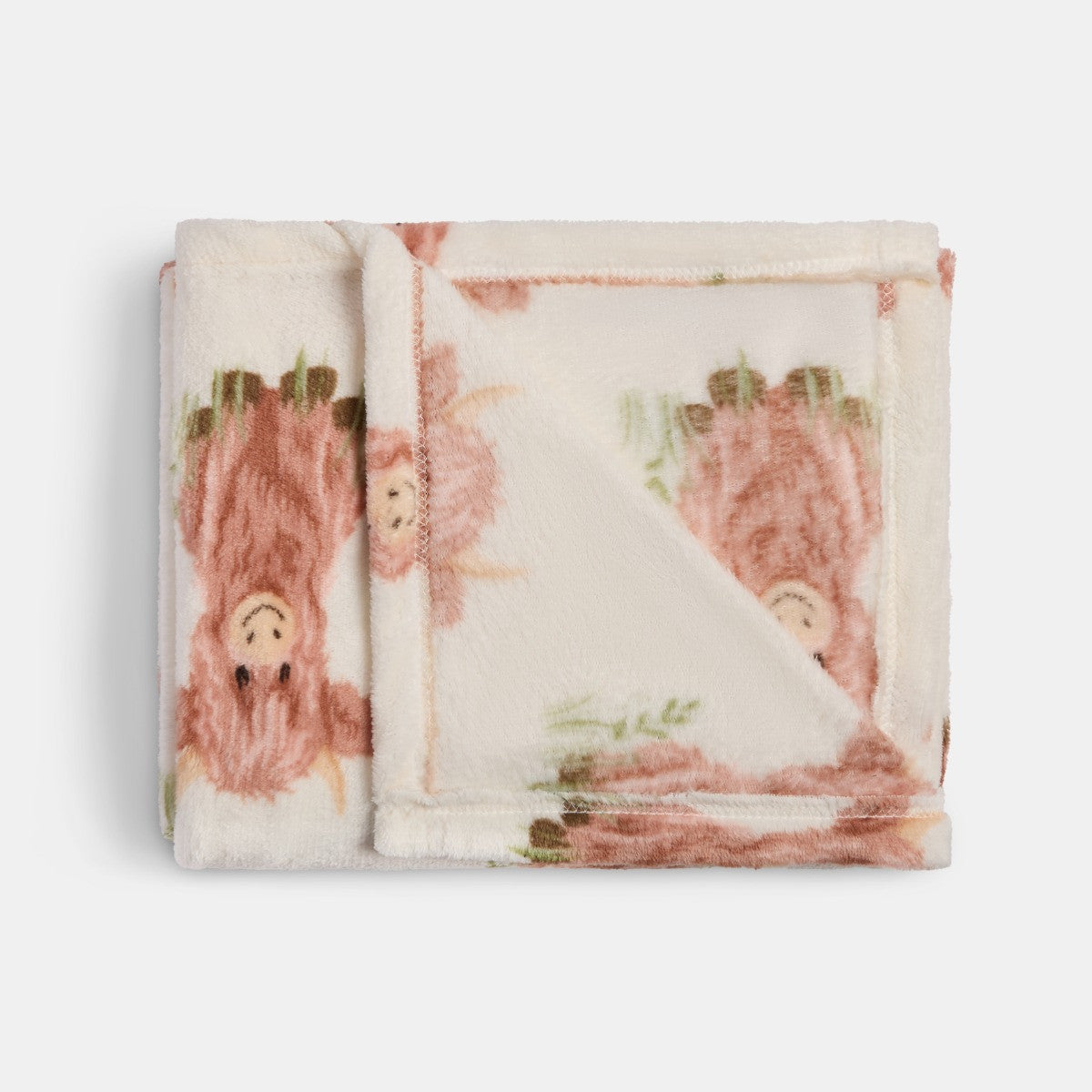 The Harry the Highland Cow Print Ultra Soft Throw