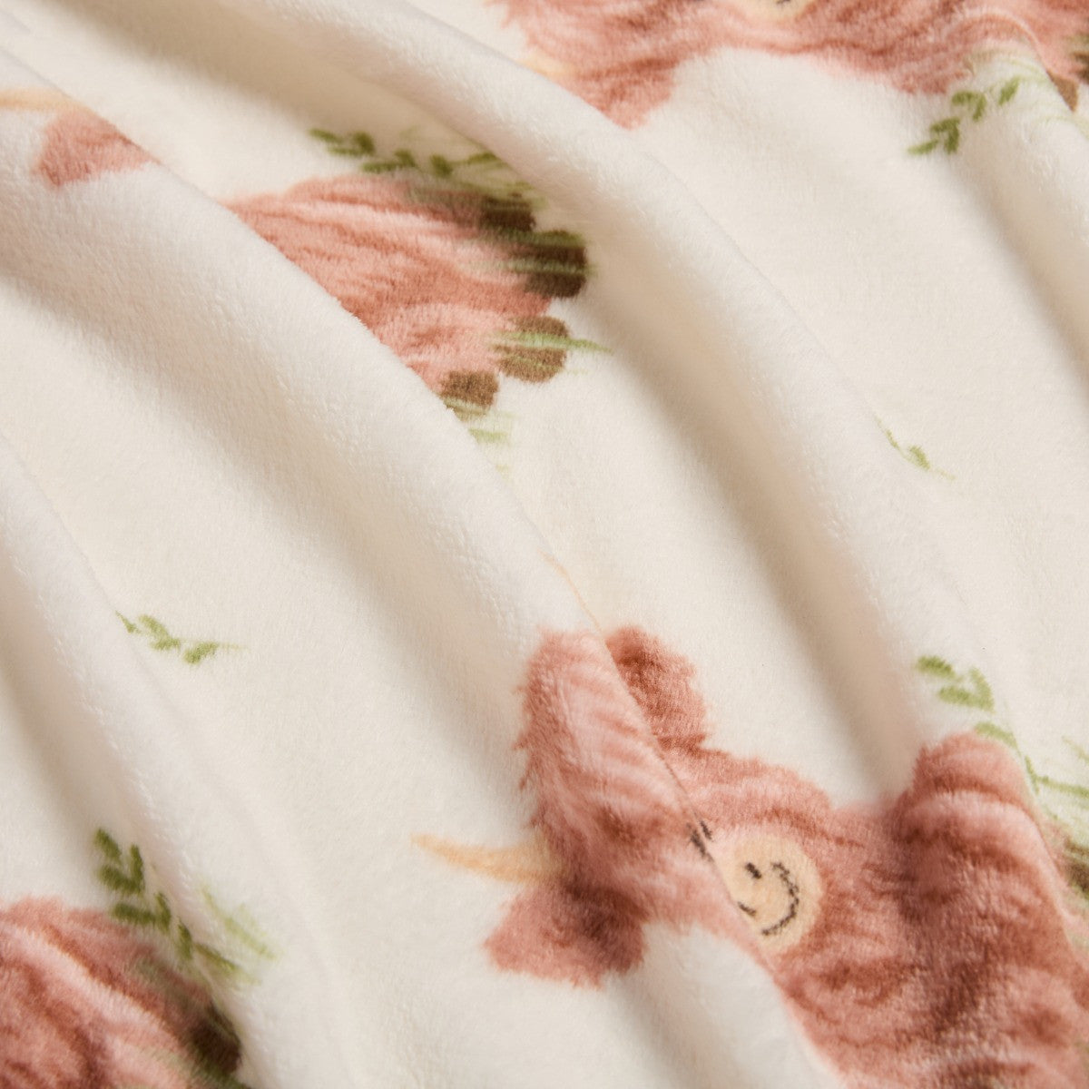 The Harry the Highland Cow Print Ultra Soft Throw