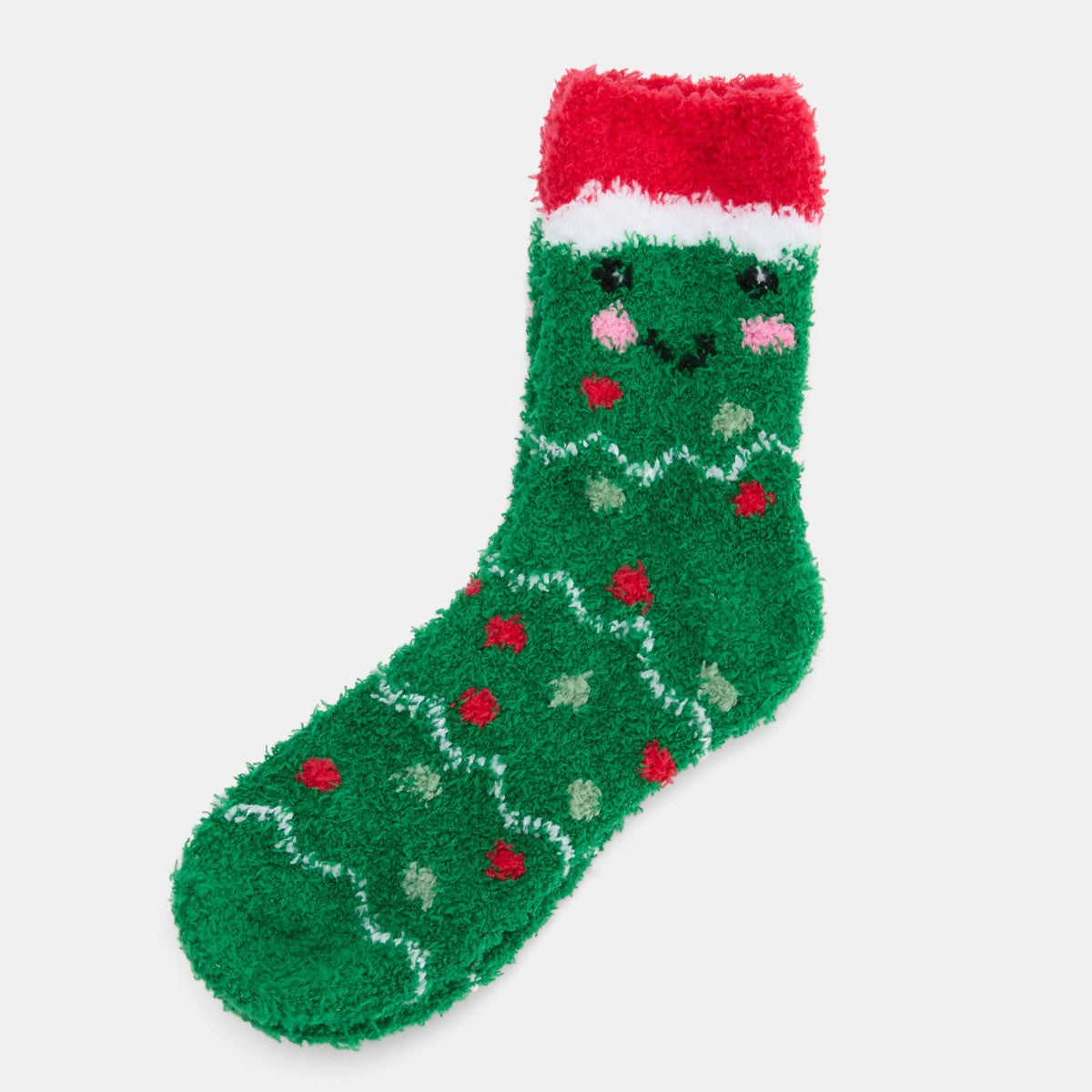 Christmas Sweetie Pies Fluffy Fleece Socks.