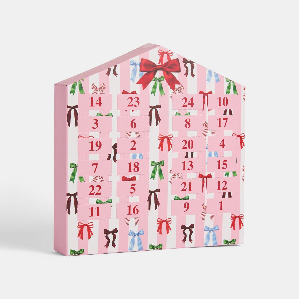 Bow Print Tealight Advent Calendar
