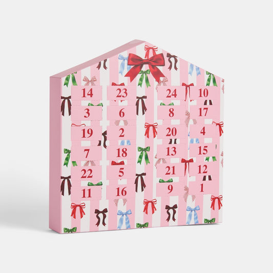 Bow Print Tealight Advent Calendar