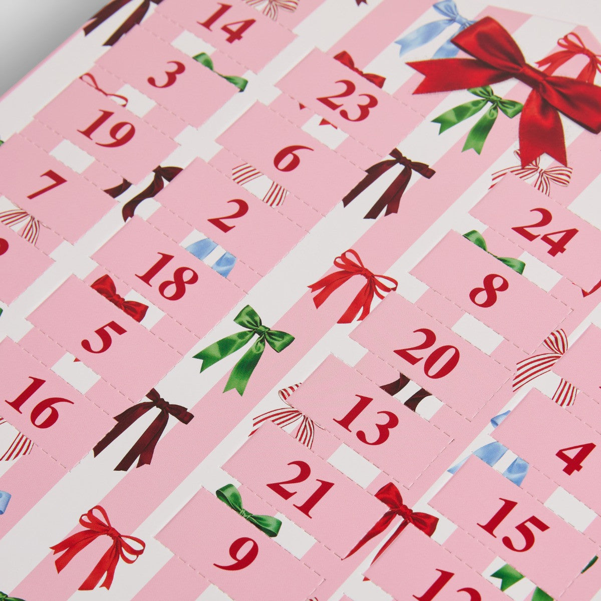 Bow Print Tealight Advent Calendar