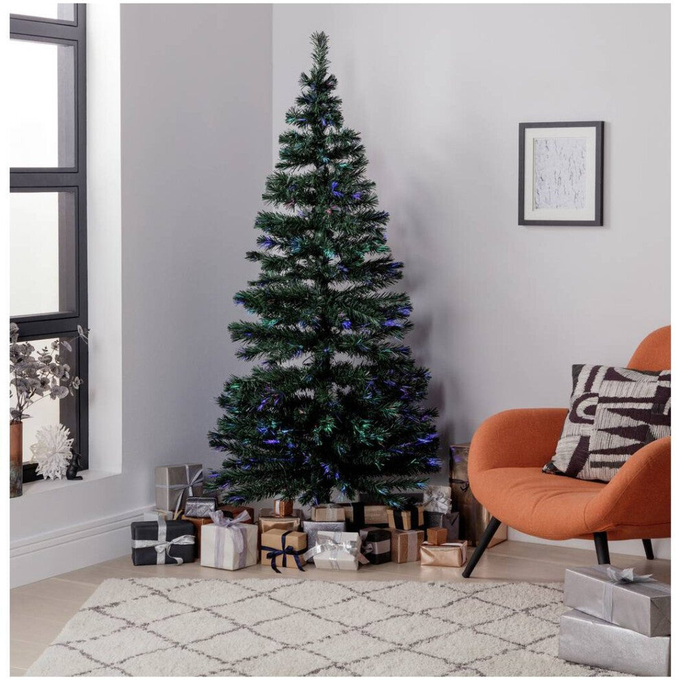 6FT FIBRE OPTIC CHRISTMAS TREE – GREEN