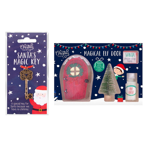 SANTA'S MAGIC KEY & MAGICAL ELF DOOR SET