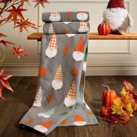 Autumnal Gonk Fleece Throw