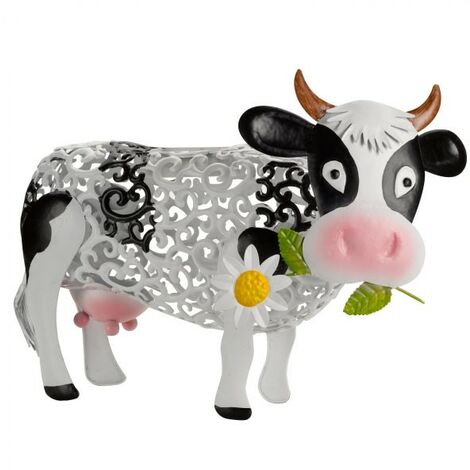 Daisy The Cow Silhouette Solar Light Ornament