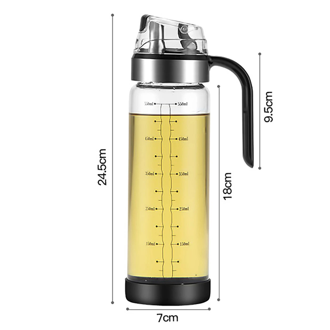 Maxcook Glass Oil Bottle 550ml
