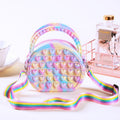 Pastel Heart Sensory Crossbody – Rainbow Pop-It Fidget Handbag Sensory