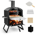 Outdoor Pizza Oven Wood Fired Pizza Maker Chimney Pizza Peel Stone Cooking Grill - Truly Yours