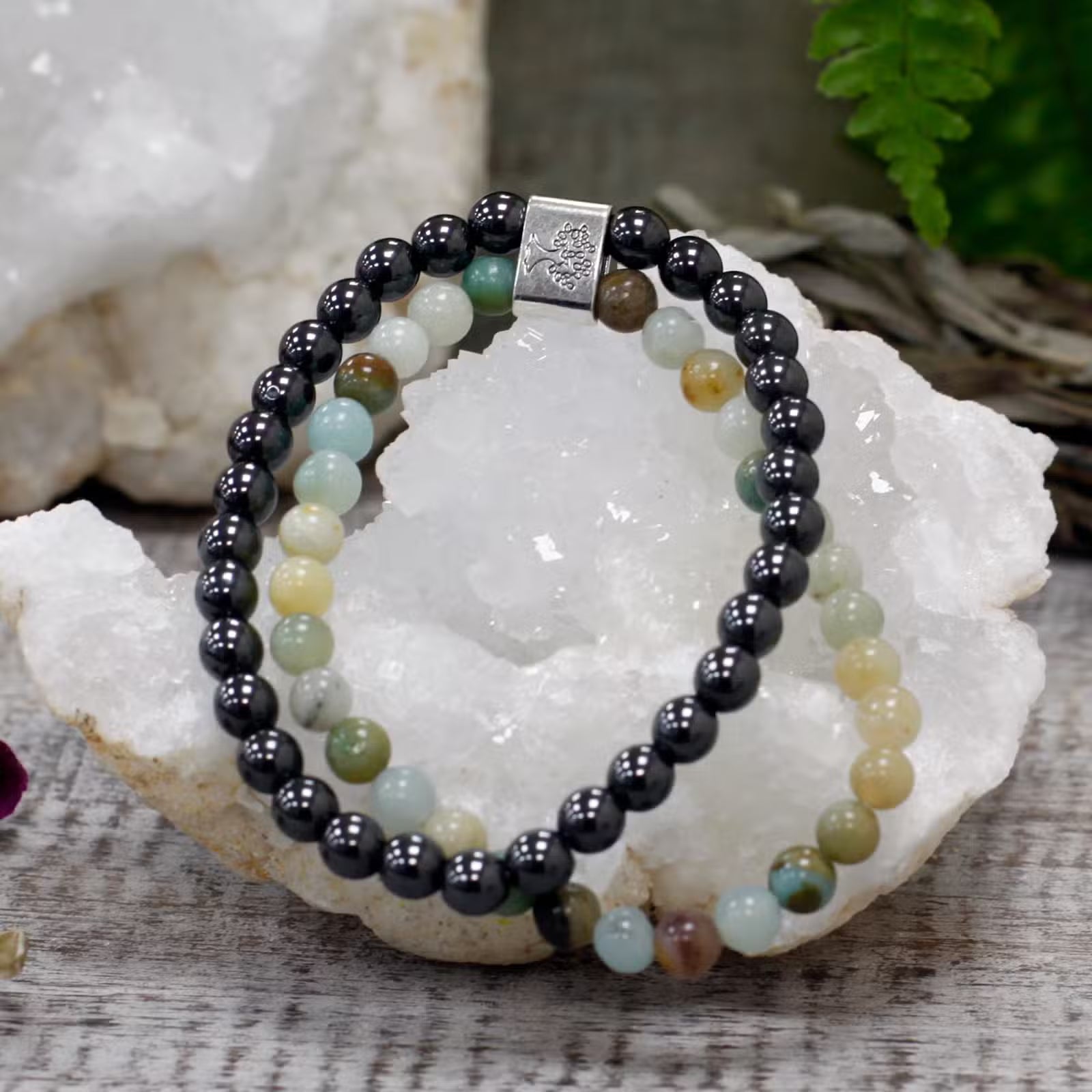 Magnetic Gemstone Bracelet - Amazonite - Truly Yours