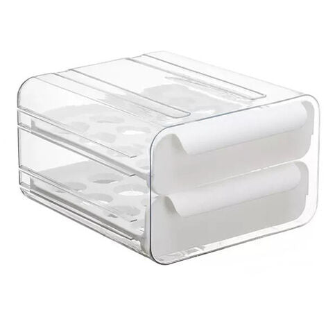 Double layer Transparent Egg Storage Drawer Box - Truly Yours