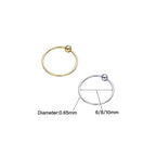 925 Sterling Silver Nose Rings 3 Pc Set