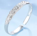 925 sterling silver elegant Peacock opening screen bracelet - Truly Yours
