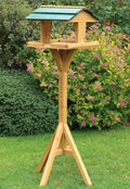 Wooden Bird Table - Traditional Garden Feeder Feeding Free - wooden bird table traditional garden feeder feeding free standing Garden decor