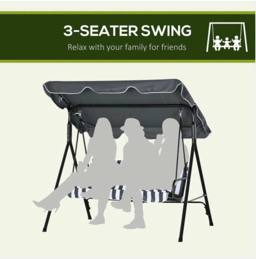 Outdoor Metal swinging Hammock Garden decor