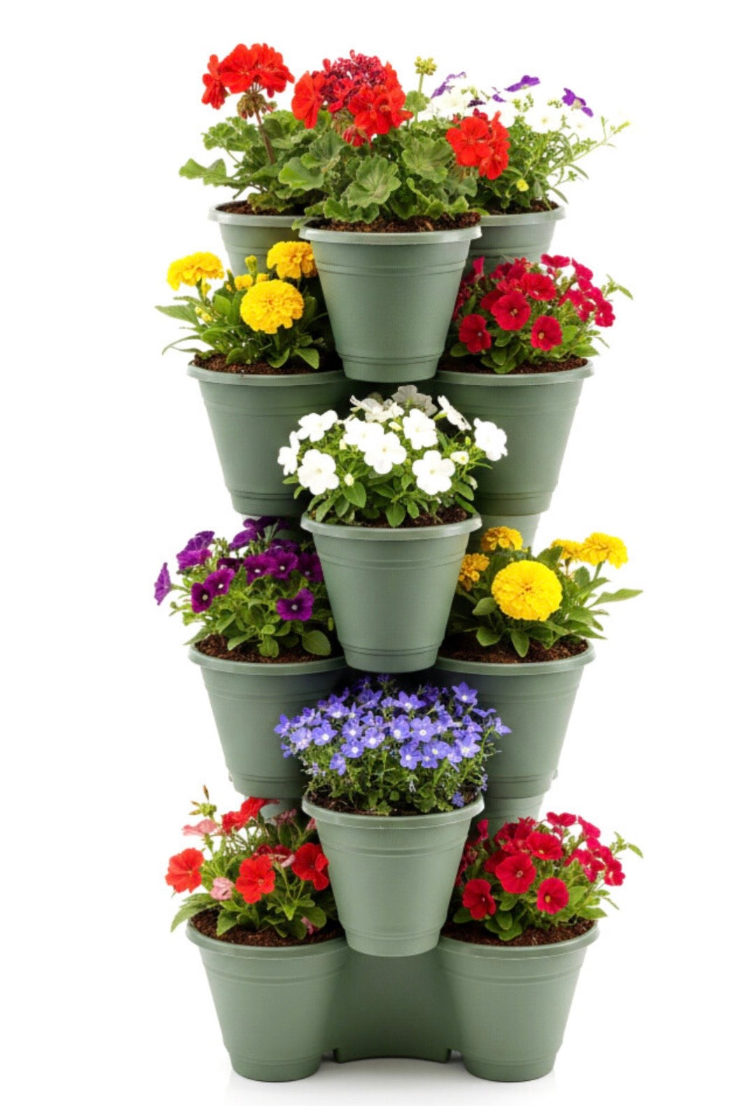GEEZY Stackable Planters Plant Pots