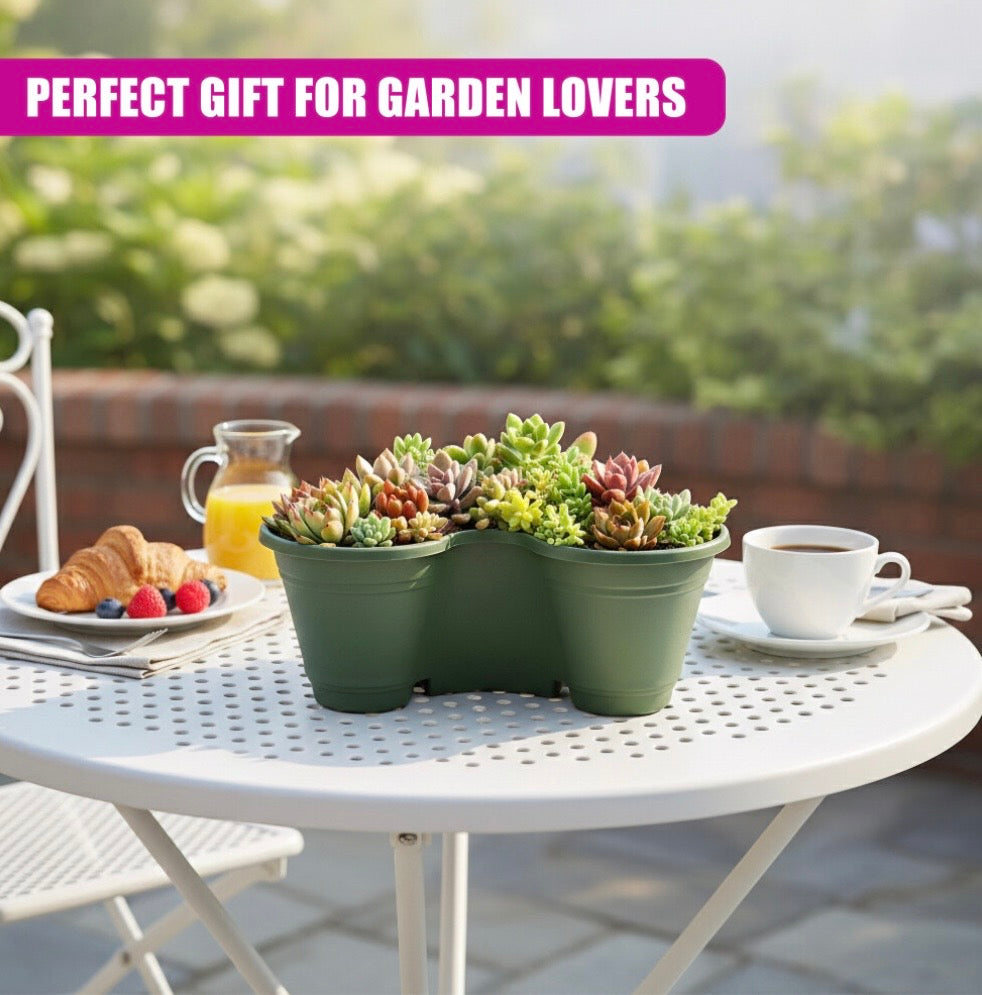 GEEZY Stackable Planters Plant Pots
