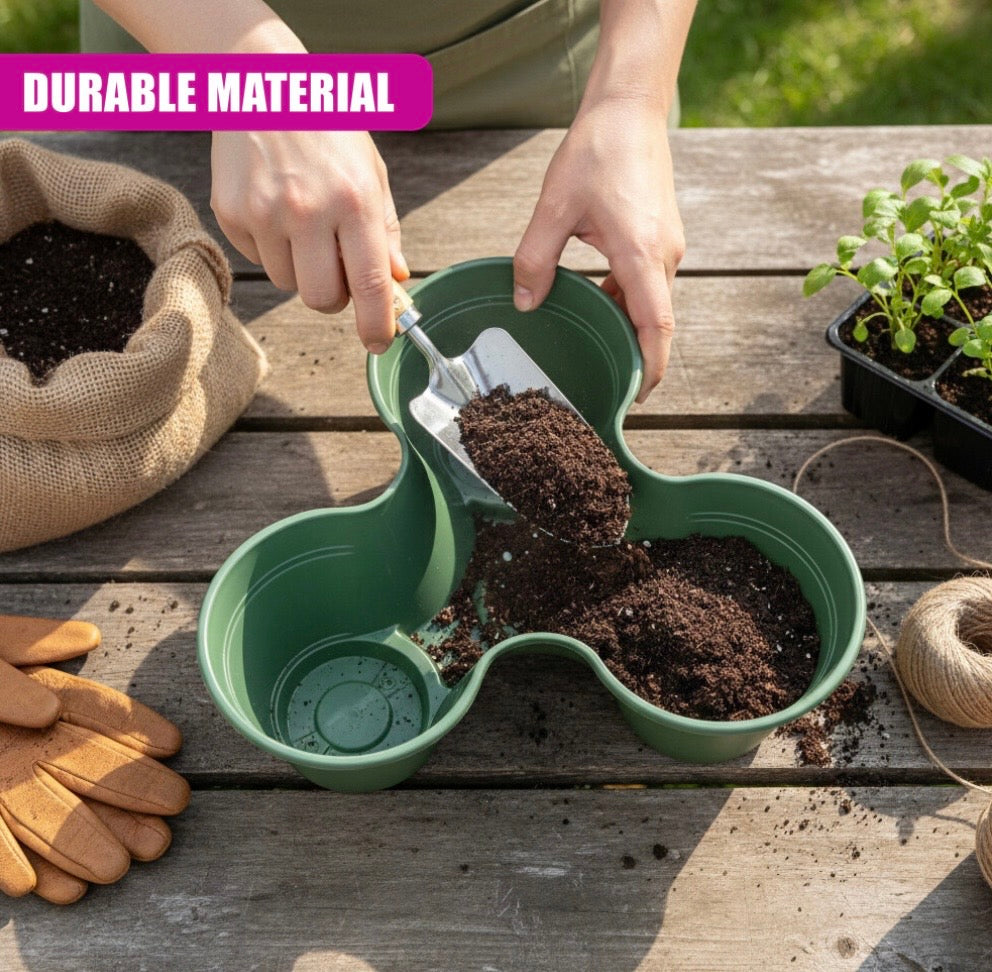 GEEZY Stackable Planters Plant Pots