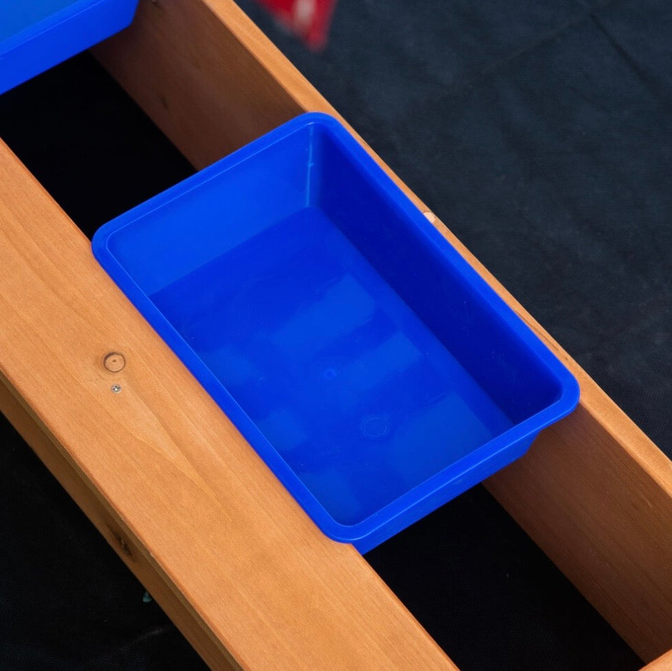 Outsunny Kids Wooden Sandbox Sand Pit Outdoor toys