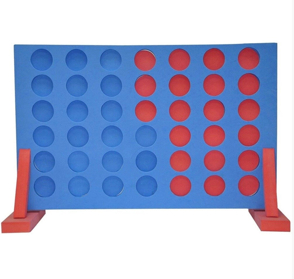 Giant 4-in-a-Row Garden Game