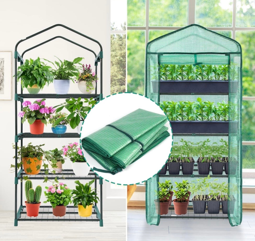 Weatherproof 4-Tier Greenhouse with Gabled Roof - Truly Yours