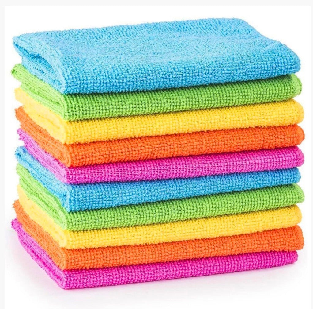 Microfibre Cleaning Cloths (10) - Truly Yours