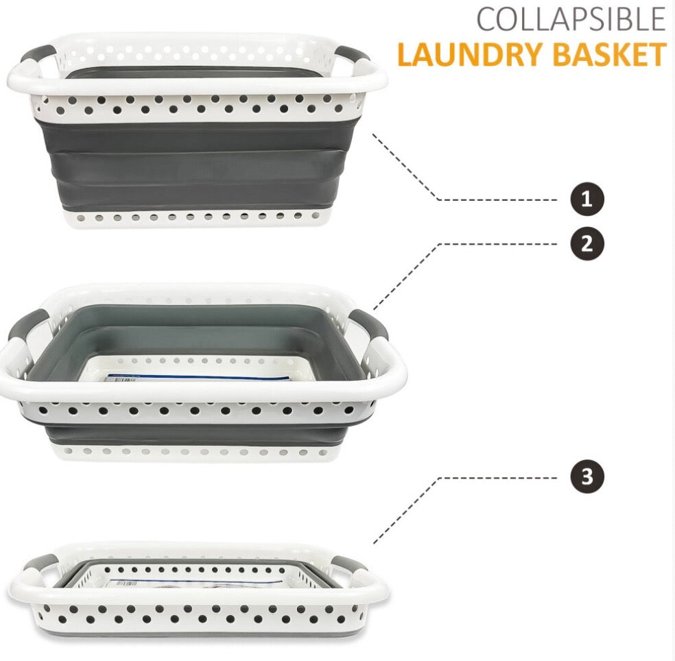 67L Large Collapsible Laundry Basket
