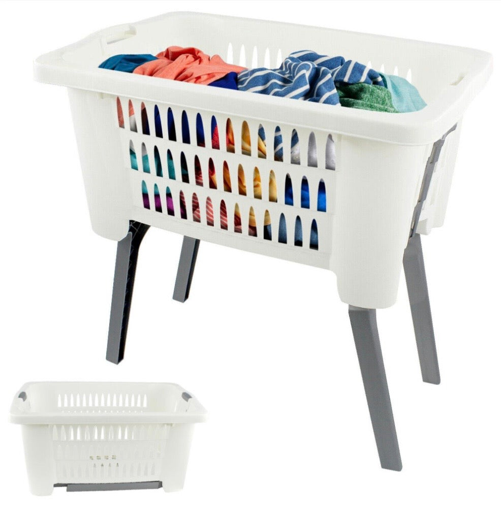 Laundry Basket with foldaway legs - Truly Yours