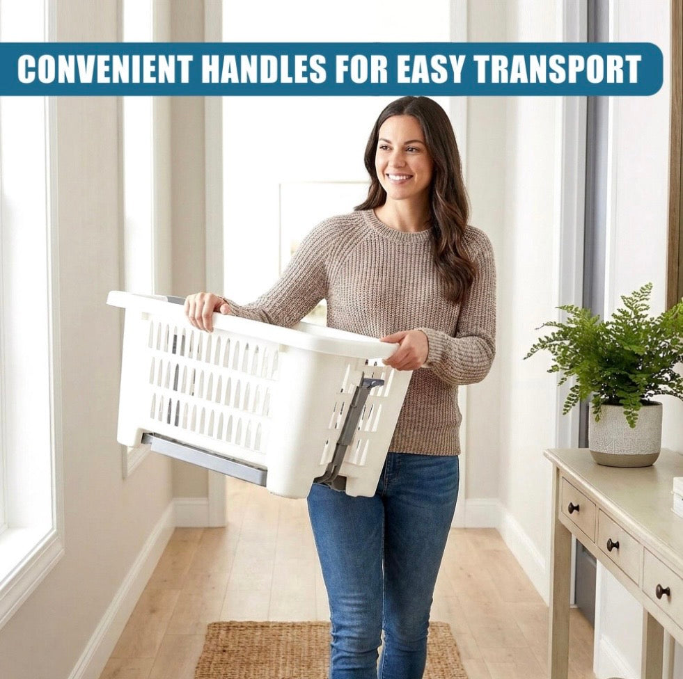 Laundry Basket with foldaway legs - Truly Yours