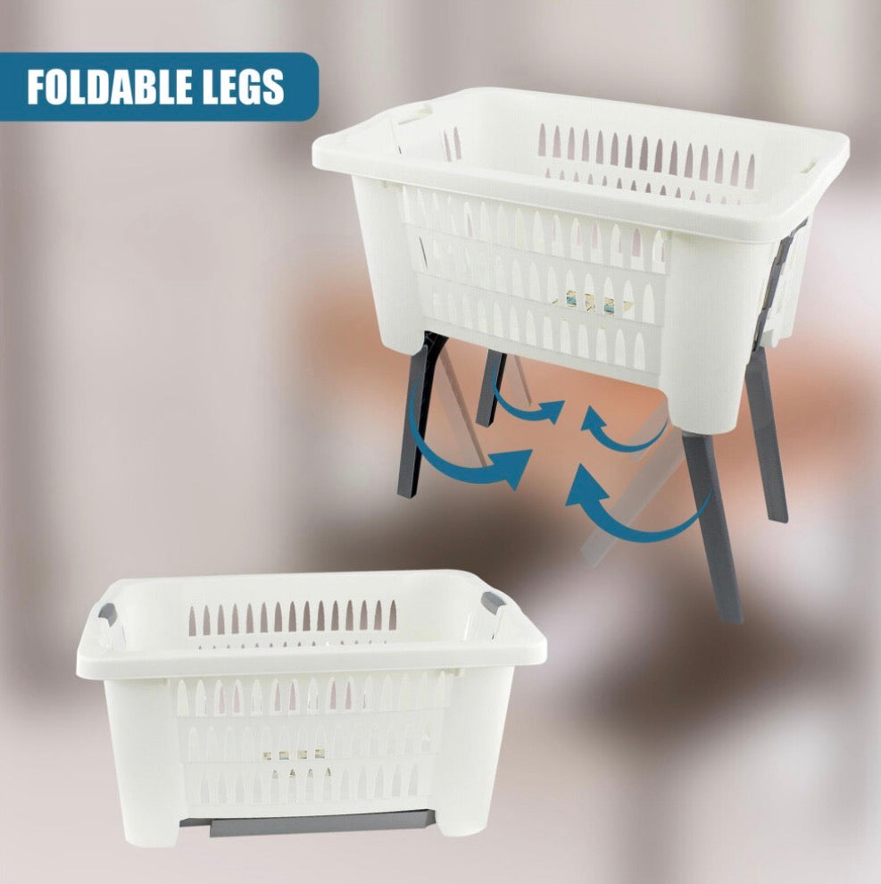 Laundry Basket with foldaway legs - Truly Yours