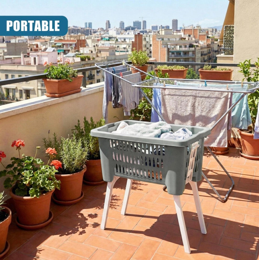 Laundry Basket with foldaway legs - Truly Yours