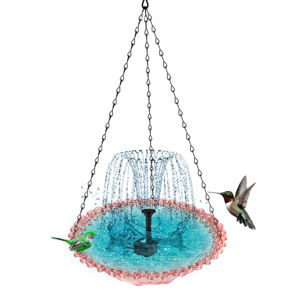 Hanging solar Bird Bath - Truly Yours