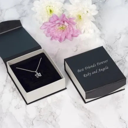 Personalised Butterly Pendant - Sterling Silver