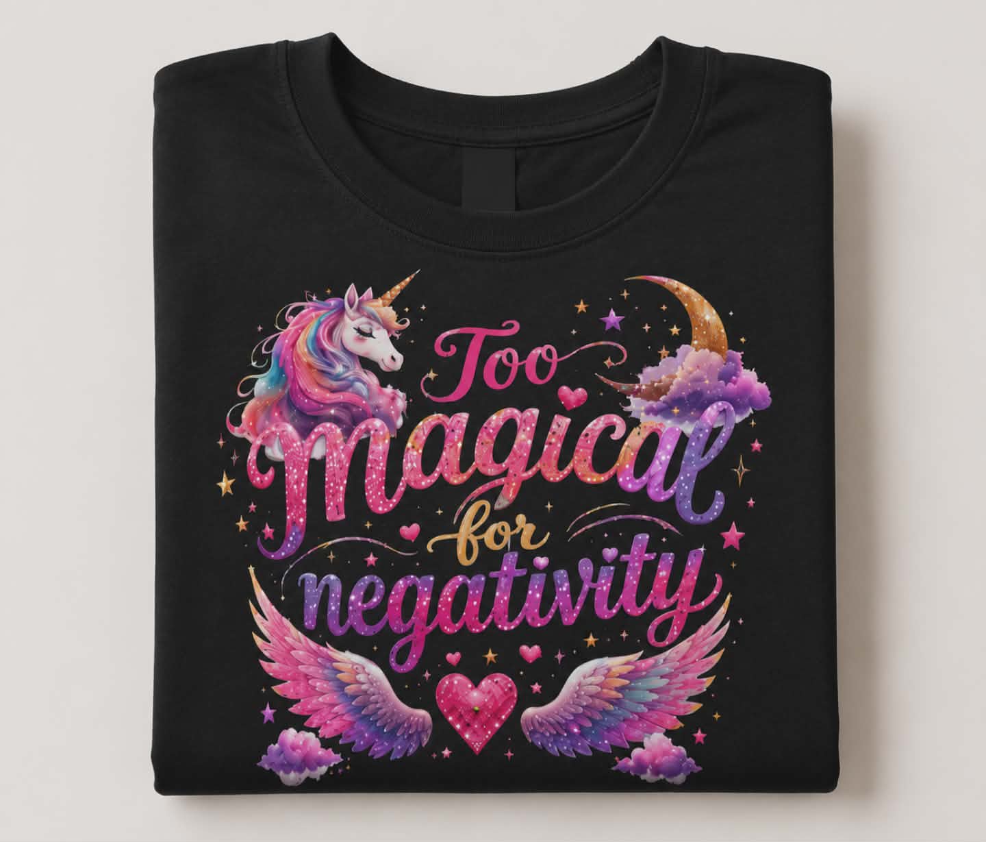Too Magical for Negativity T-Shirt ✨🦄