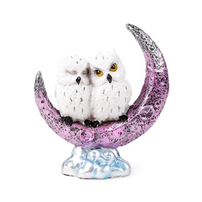 Wise Old Magical Owl - Crescent Moon - Truly Yours