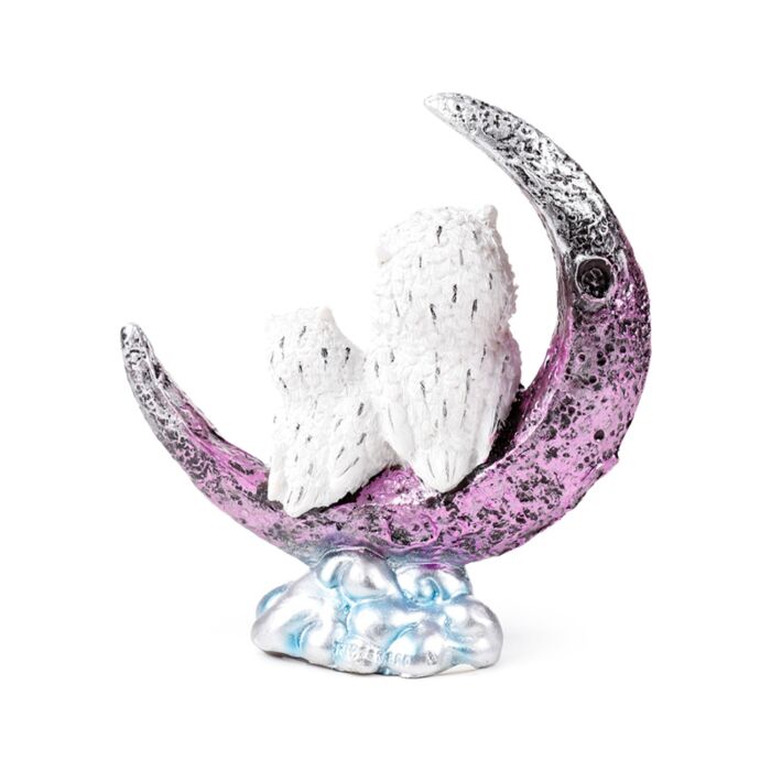 Wise Old Magical Owl - Crescent Moon - Truly Yours