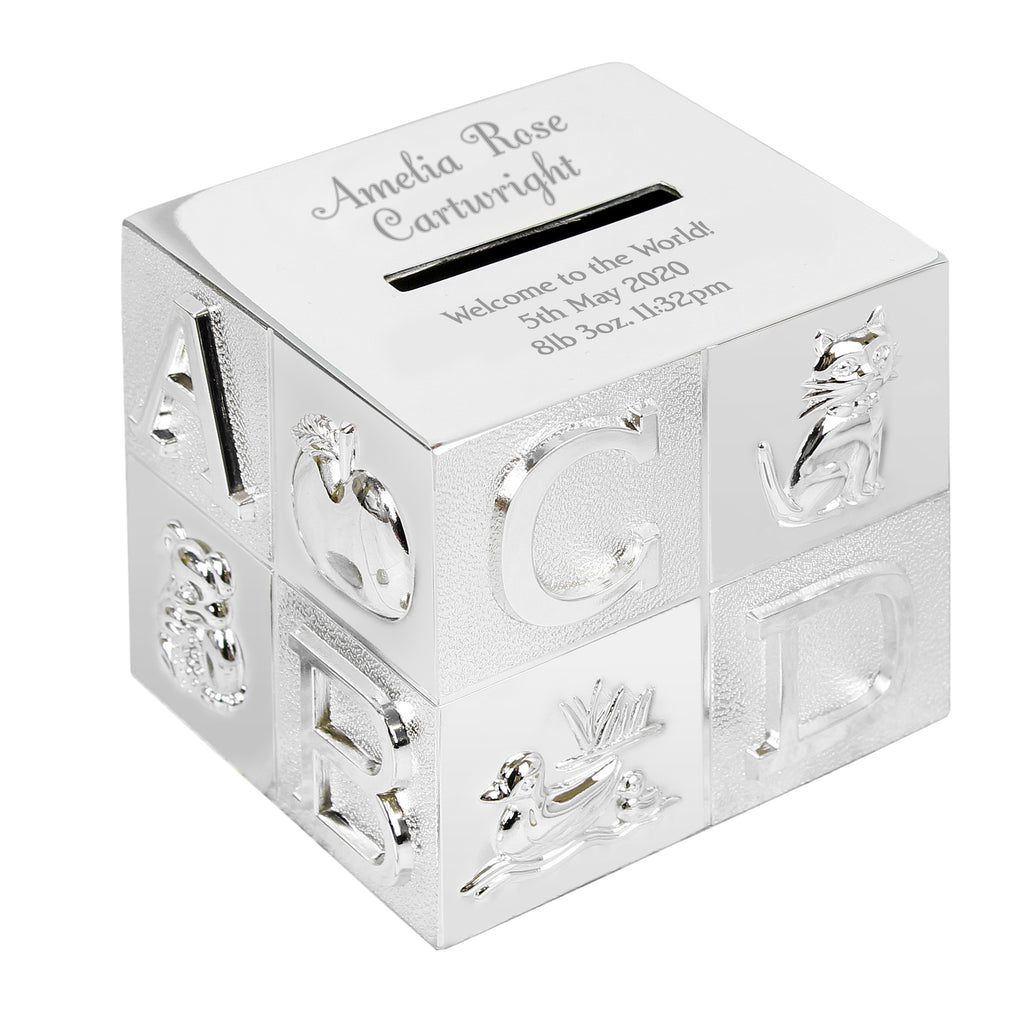 Personalised Big Name ABC Money Box - Truly Yours