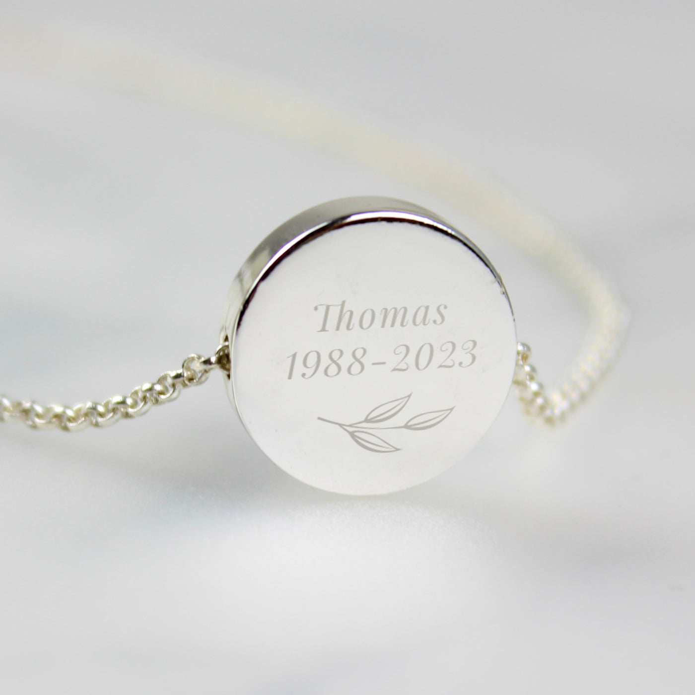 Personalised Botanical Photo Upload Necklace and Box - Truly Yours