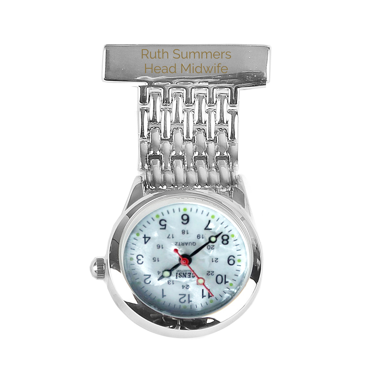 Personalised Nurse's Fob Watch - Truly Yours