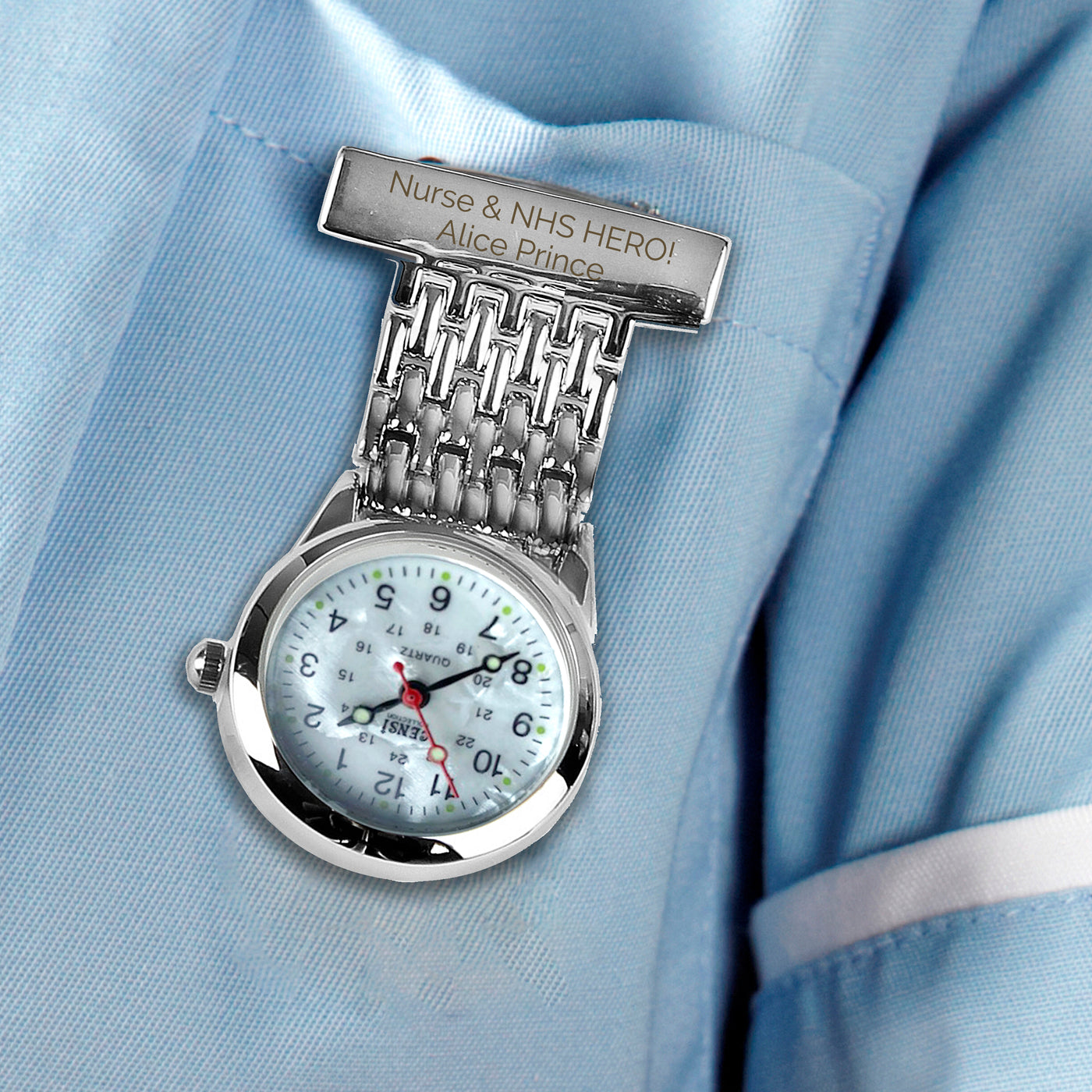 Personalised Nurse's Fob Watch - Truly Yours