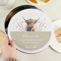 Personalised Highland Cow Cake Tin - Truly Yours