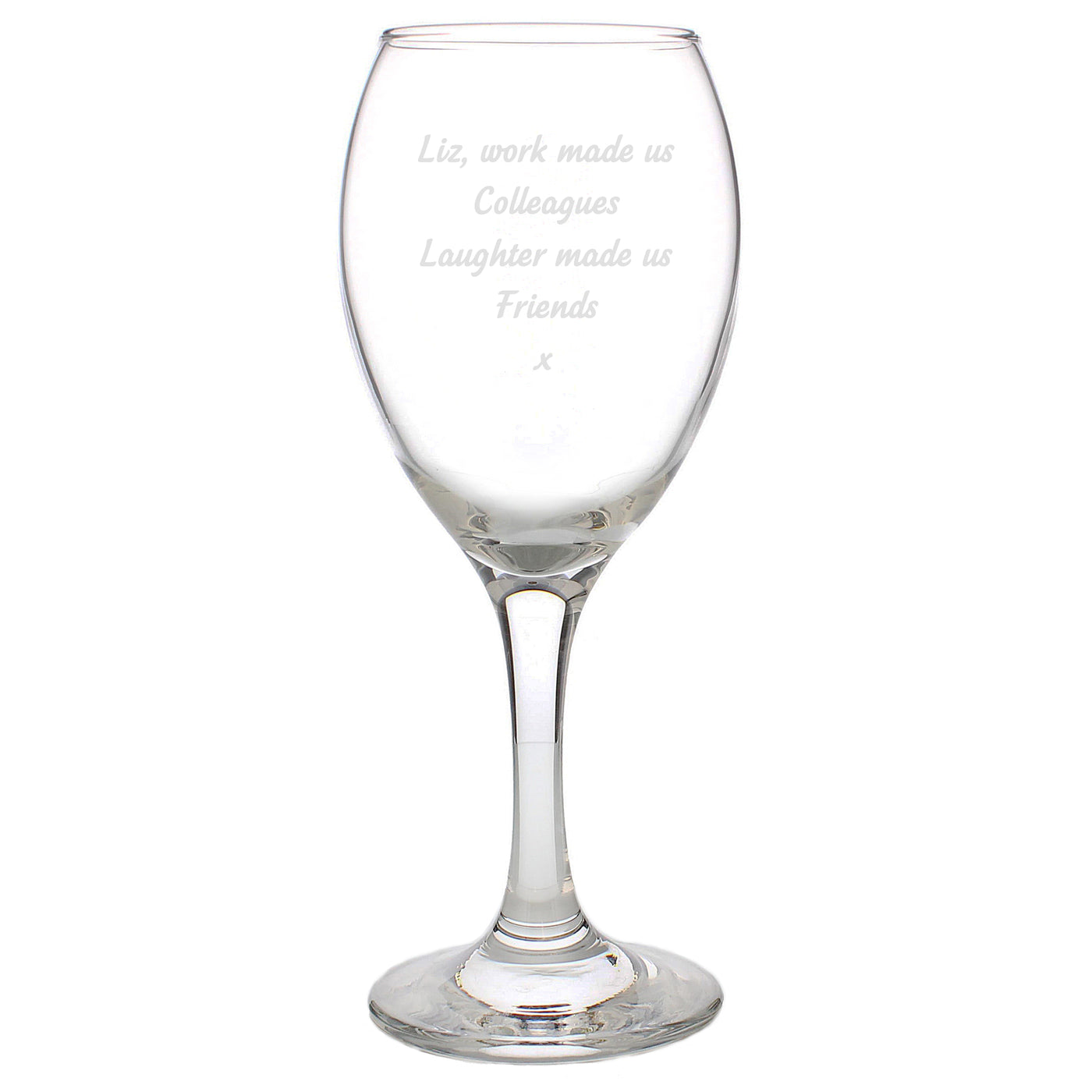 Personalised Any Message Wine Glass - Truly Yours