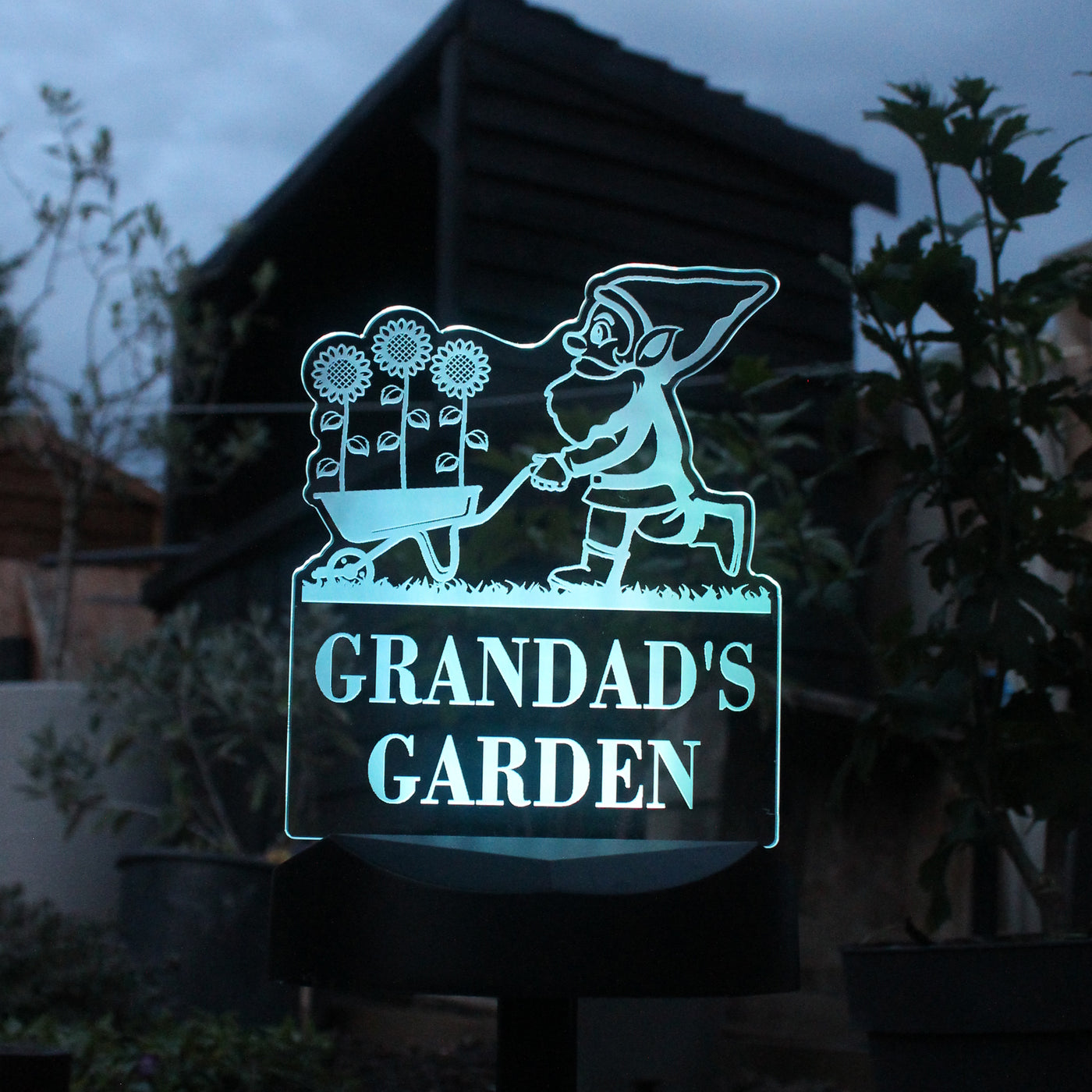 Personalised Gnome Garden Outdoor Solar Light - Truly Yours
