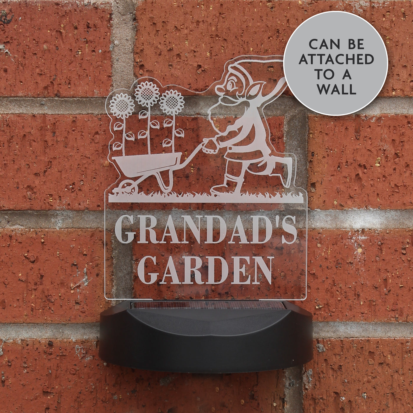 Personalised Gnome Garden Outdoor Solar Light - Truly Yours