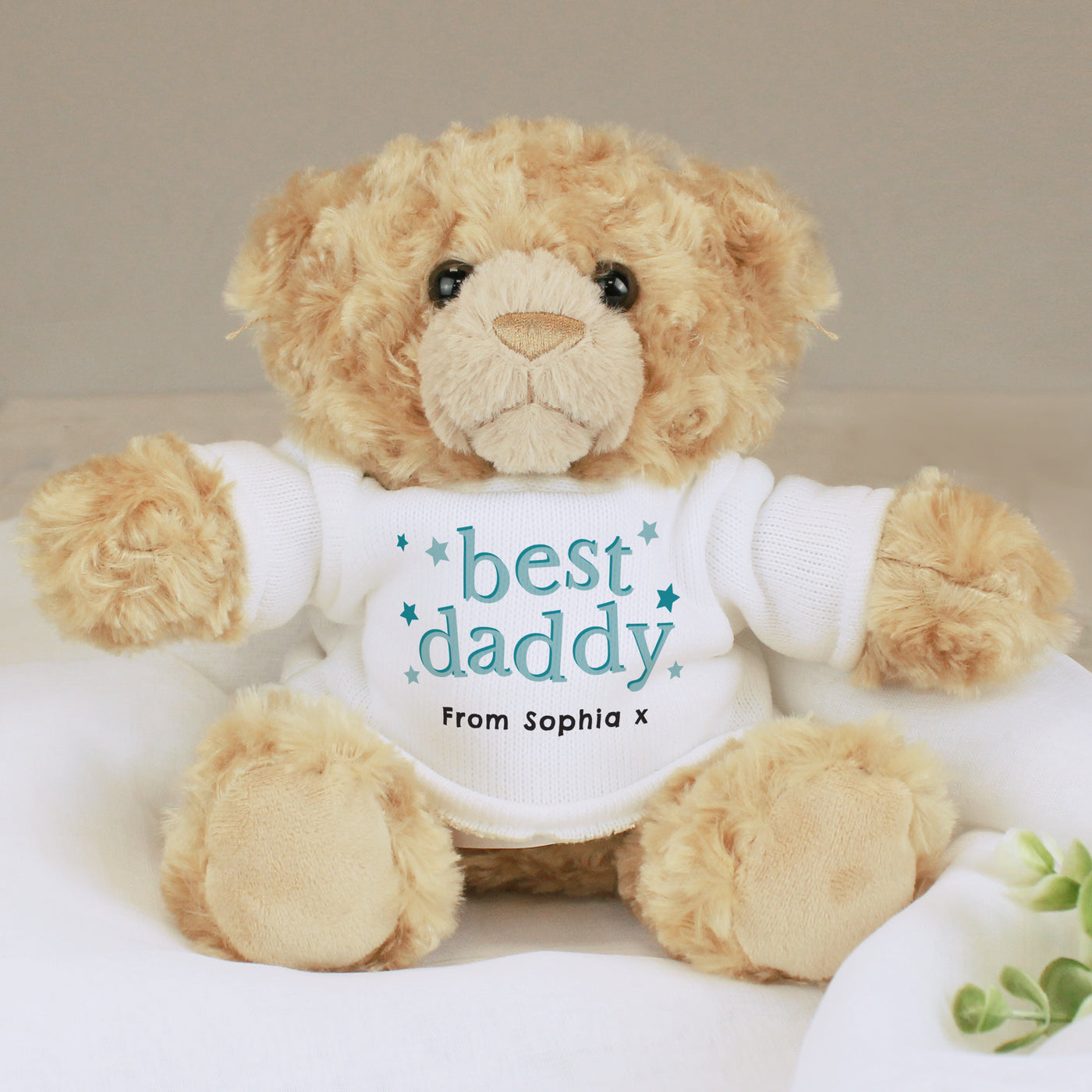 Personalised Best Daddy Teddy Bear - Truly Yours