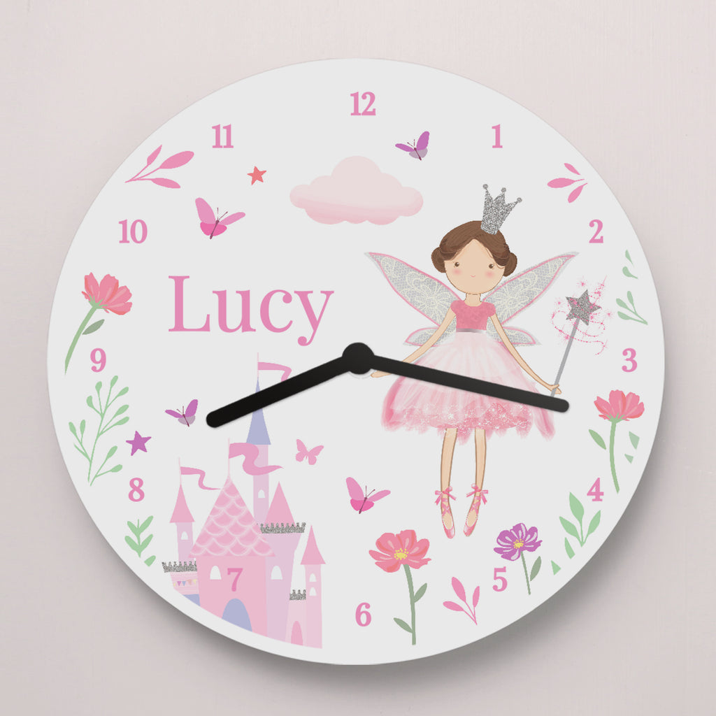 Personalised Fairy Princess Clock - Truly Yours