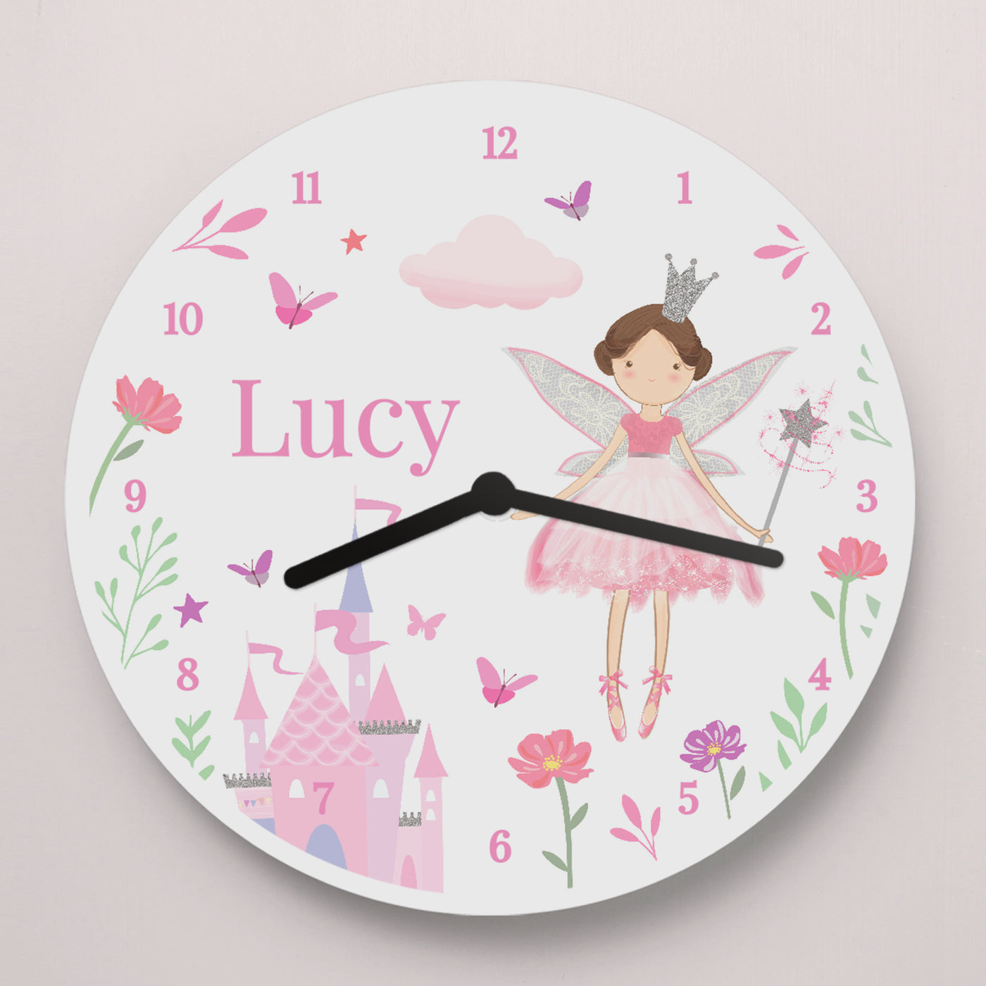 Personalised Fairy Princess Clock - Truly Yours
