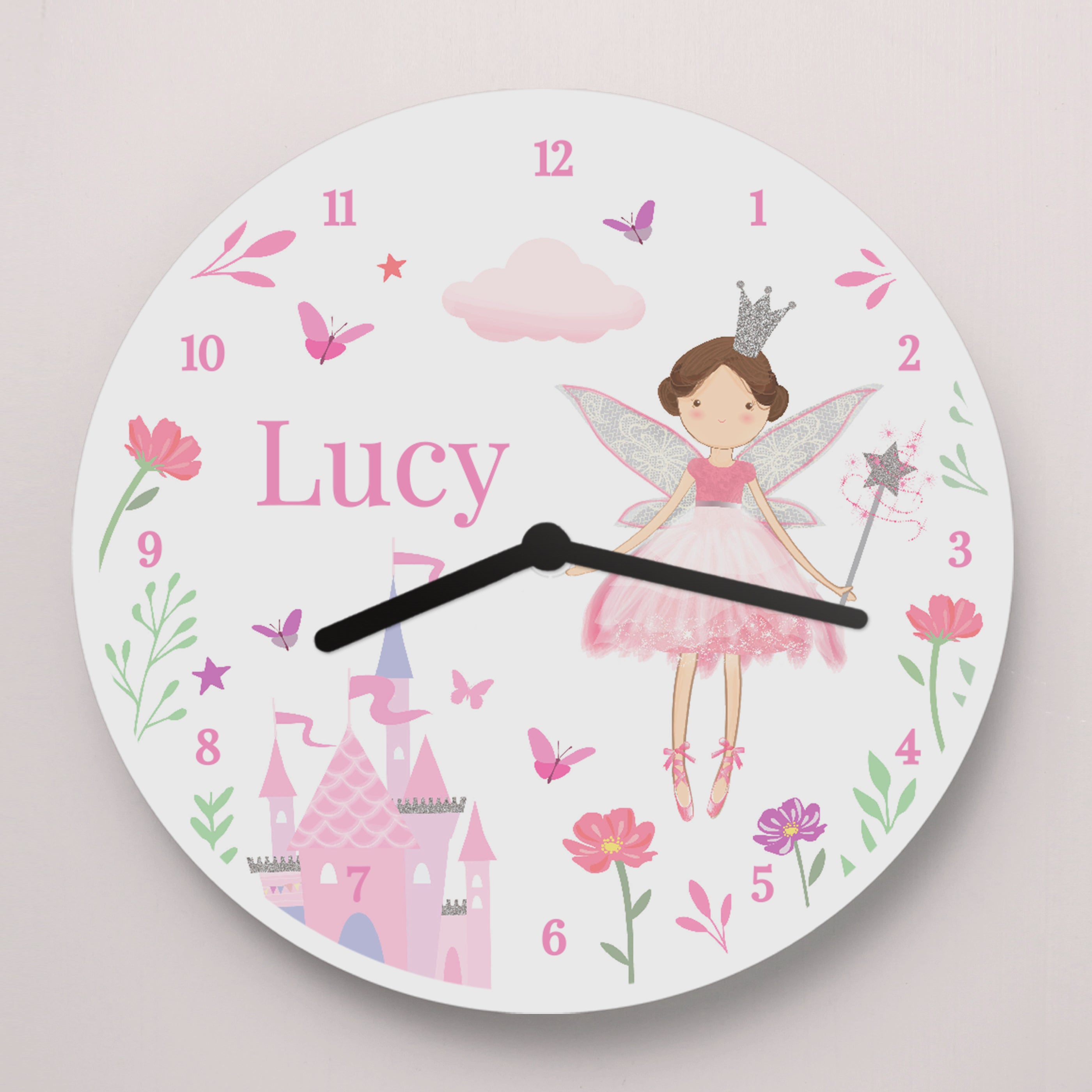 Personalised Fairy Princess Clock - Truly Yours